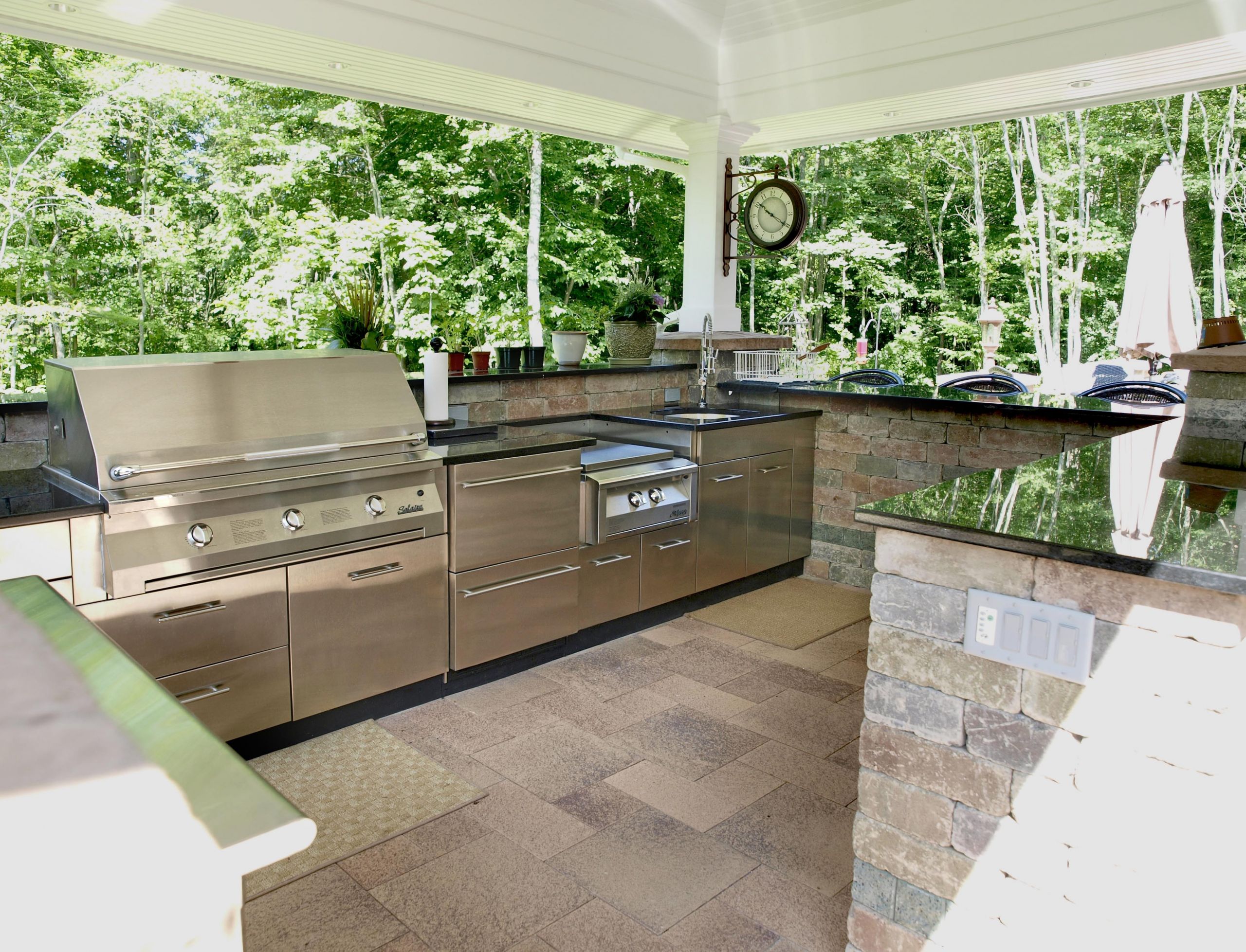 Outdoor Kitchen Layout
 Outdoor Kitchens = The Ultimate Garden Party