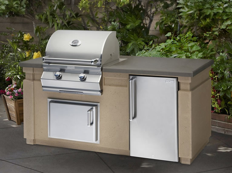 Outdoor Kitchen Packages
 Fire Magic Choice Grill Outdoor Kitchen Island Package