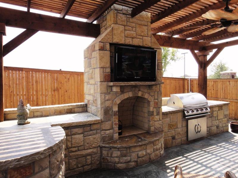 Outdoor Kitchen With Fireplace Designs
 47 Amazing Outdoor Kitchen Designs and Ideas Interior