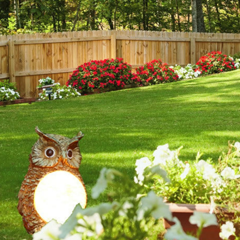 Outdoor Landscape Decor
 Buy Solar Powered Owl LED Light Outdoor Garden Decor