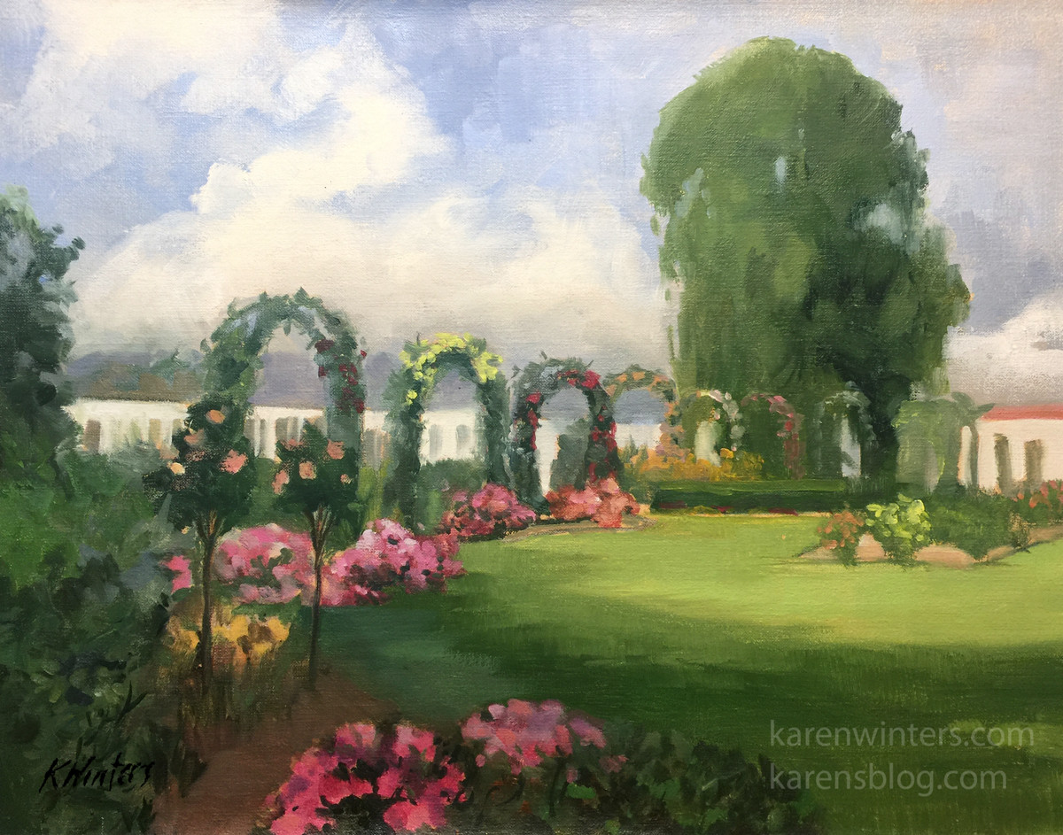 Outdoor Landscape Painting
 California Landscape Paintings and Plein Air Paintings by