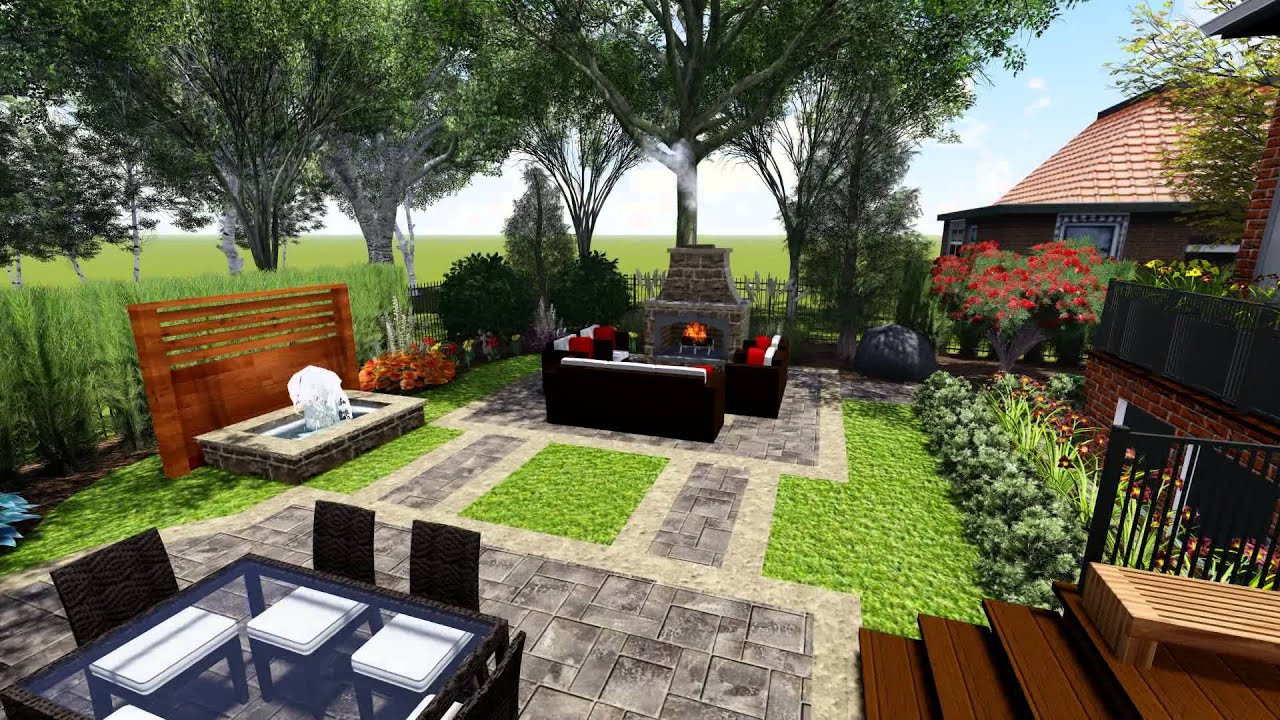 Outdoor Landscape Videos
 Proland Landscape Design Concept small backyard