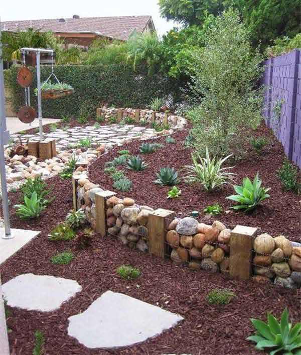 Outdoor Landscape With Stones
 26 Fabulous Garden Decorating Ideas with Rocks and Stones