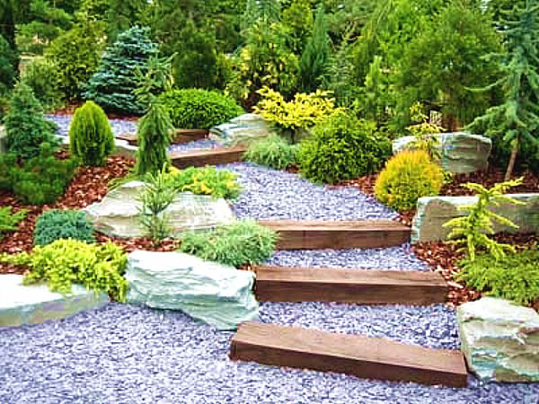 Outdoor Landscape With Stones
 Expressive Rock Garden Ideas