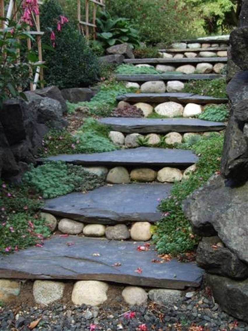 Outdoor Landscape With Stones
 Gorgeous Garden Stone Steps That Will Amaze You
