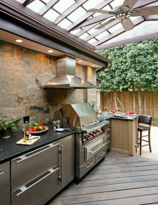 Outdoor Patio Kitchen Designs
 56 Cool Outdoor Kitchen Designs