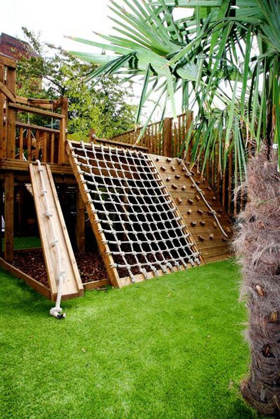 Outdoor Playground For Kids
 How to Turn The Backyard Into Fun and Cool Play Space for