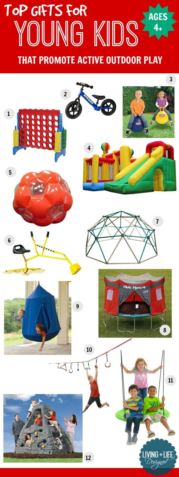 Outdoor Stuff For Kids
 Gift Ideas for Young Kids Ages 4 That Promote Active
