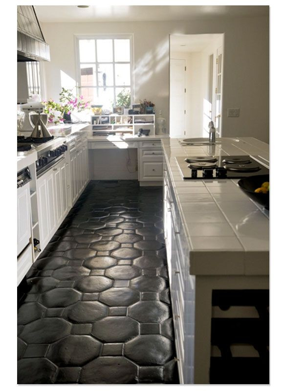 Painted Kitchen Floor Tiles
 23 best Saltillo Tile Update Clean images on Pinterest