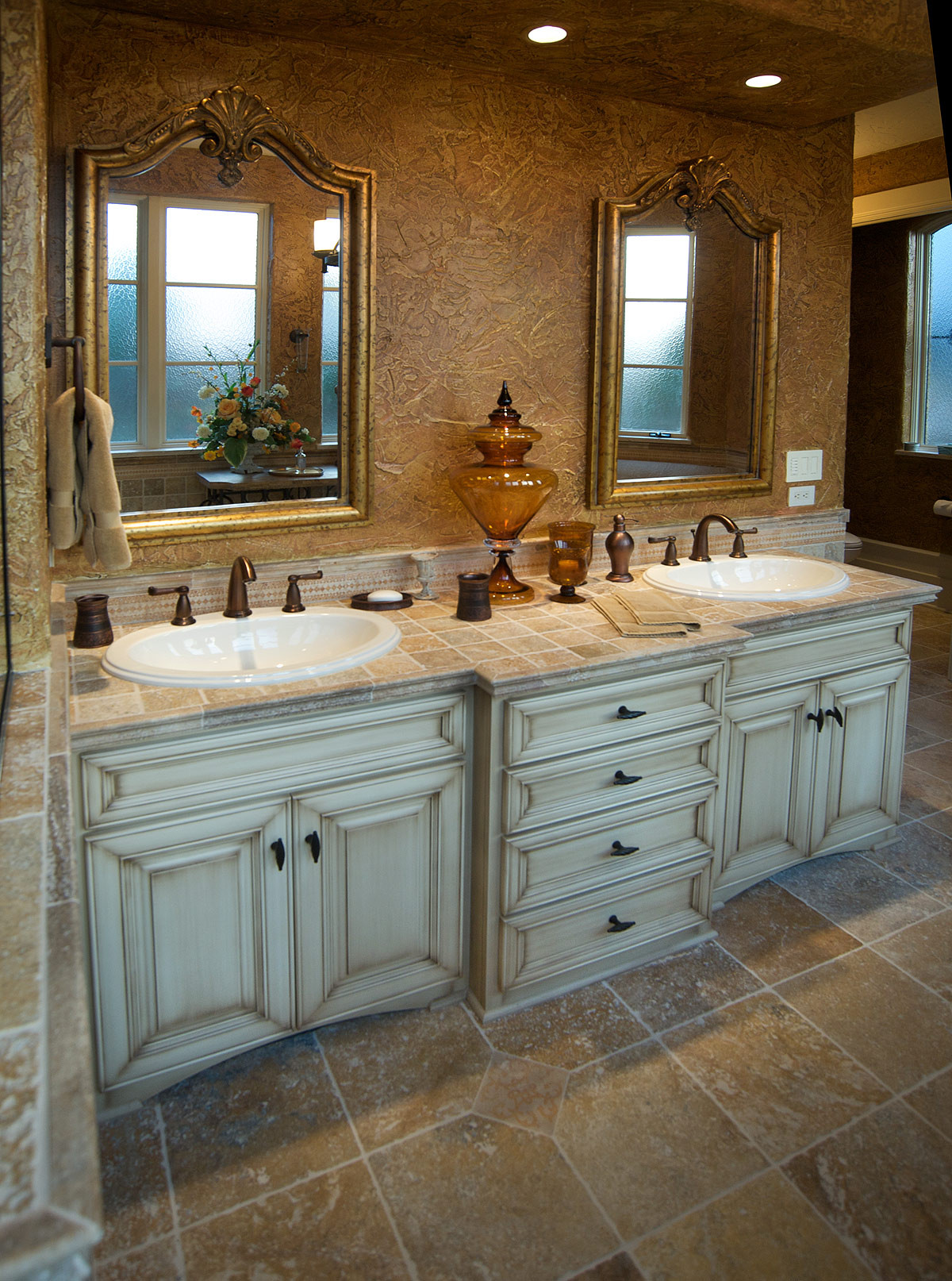 Painting Bathroom Cabinets
 Mullet Cabinet — Traditional Vanity Bathroom