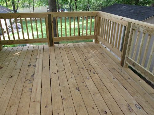 Painting Deck Railing
 New deck and railings should I paint stain or just seal