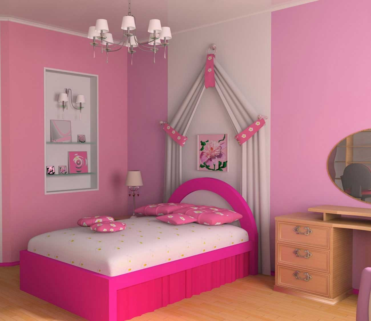 Painting Ideas For Girl Bedroom
 Interior Paint Ideas Attractive Color Scheme Toward