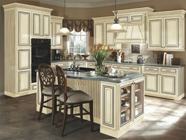 Painting Kitchen Cabinets Antique White
 Home Interior Gallery Antique White Kitchen Cabinet