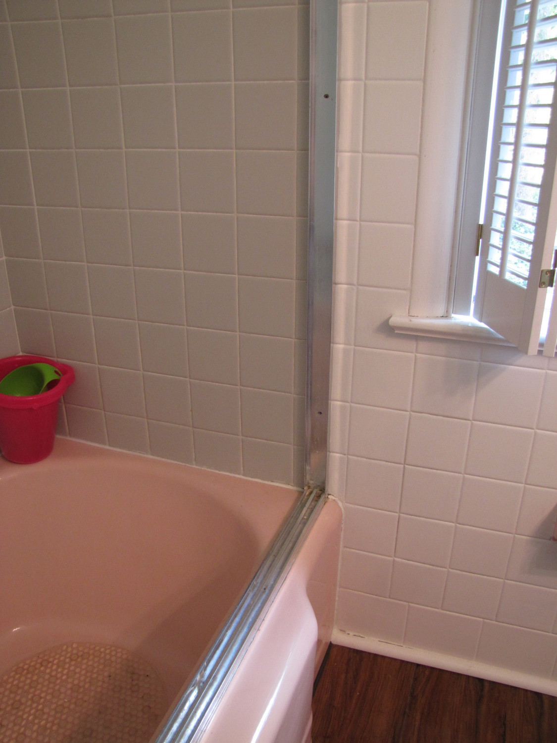 Painting Old Bathroom Tiles
 Smoke & Mirrors A Bathroom Reveal  The Painted Home