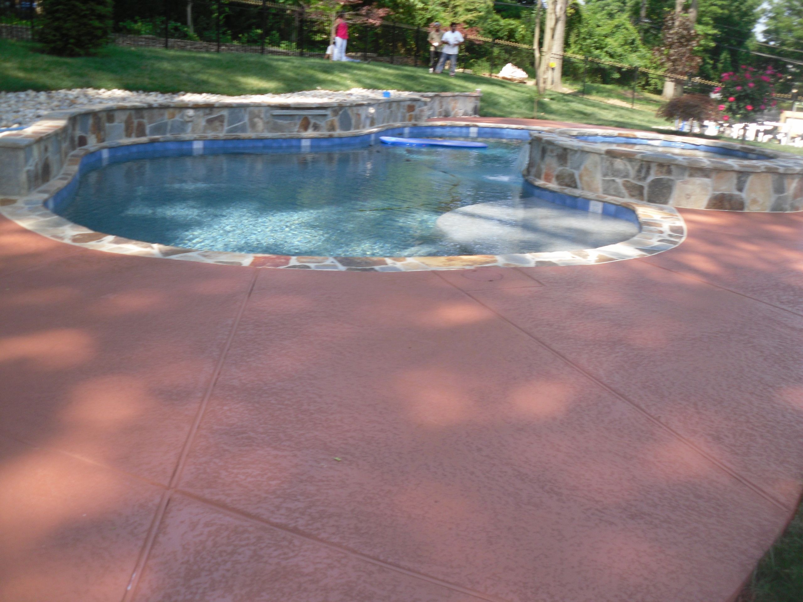 Painting Pool Deck
 Pros and Cons of Painting a Concrete Pool Deck