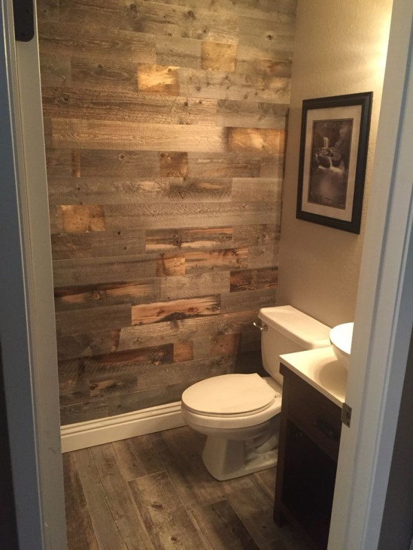 Pallet Wall Bathroom
 Wood Pallet Wall Paneling Trend That You Will Love