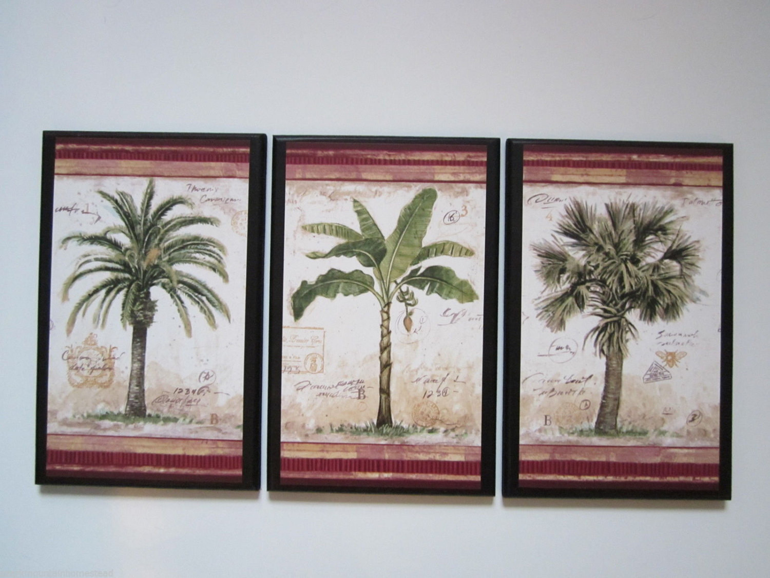 Palm Tree Bathroom Decor
 Palm Trees 3 Tropical Spa Bathroom wall decor plaques signs