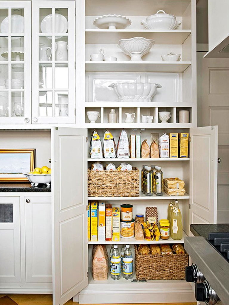 Pantry Cabinets For Kitchen
 20 Variants of White Kitchen Pantry Cabinets Interior