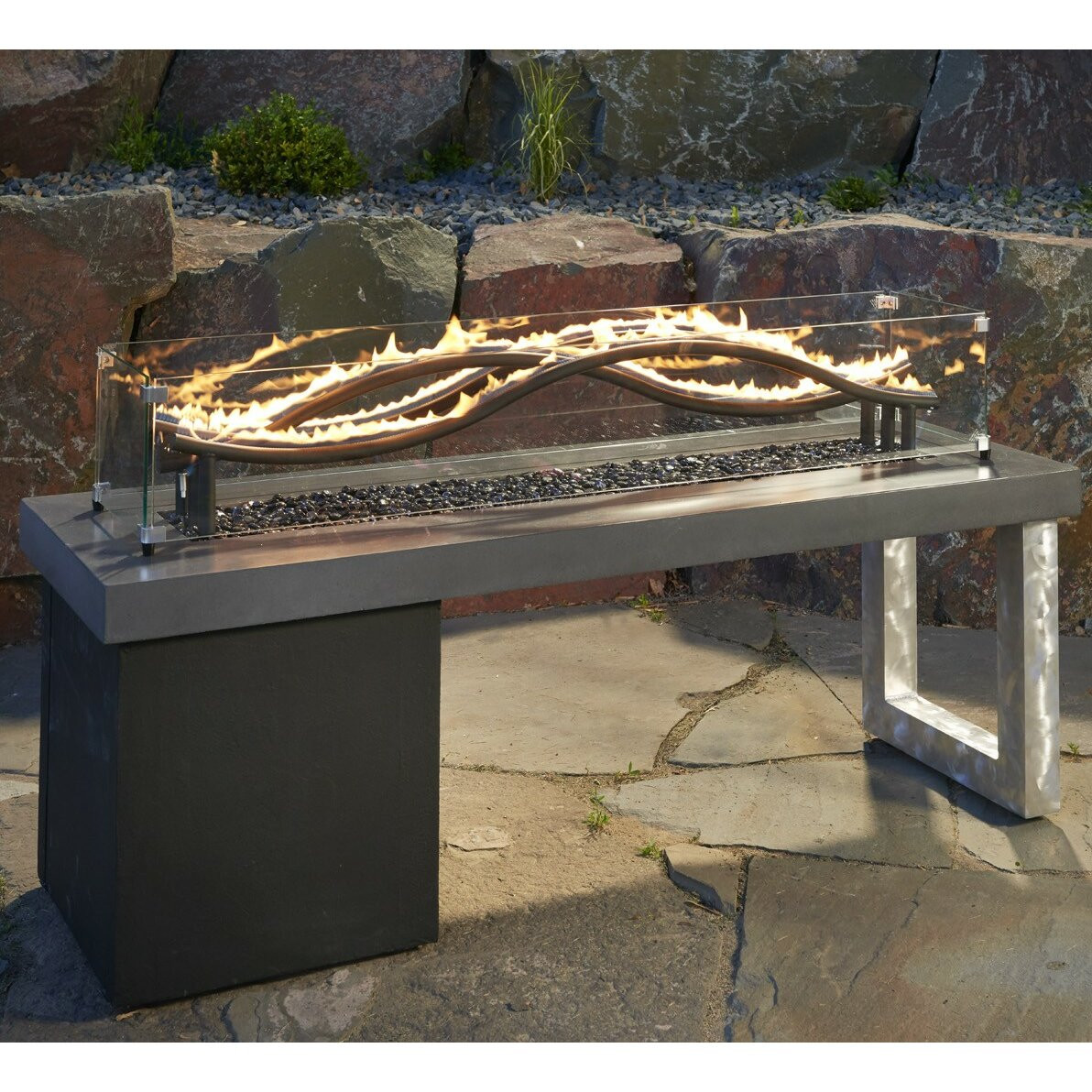 Patio Fire Pit Propane
 The Outdoor GreatRoom pany Wave Propane Fire Pit