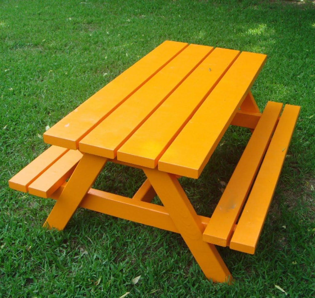 Picnic Table For Kids
 20 Free Picnic Table Plans Enjoy Outdoor Meals with