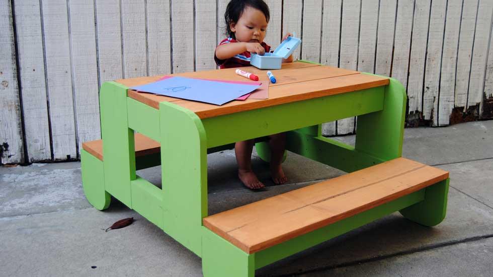 Picnic Table For Kids
 How to Build a Kids Picnic Table