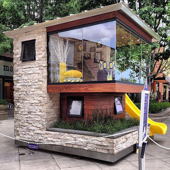 Play House For Kids Outdoor
 A Modern Backyard Playhouse