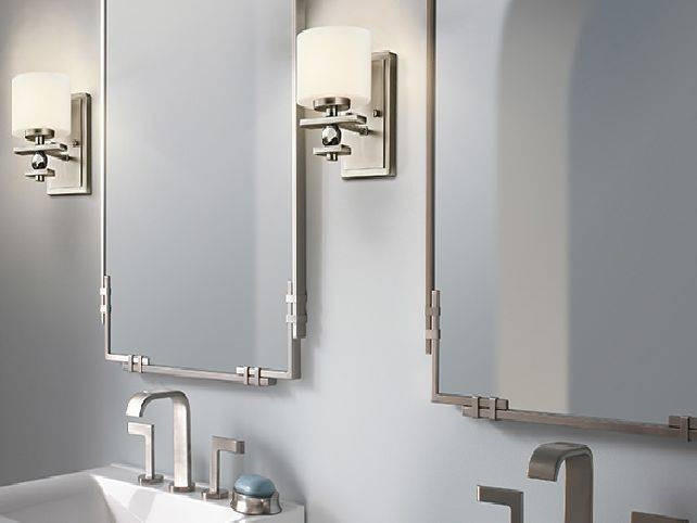 Polished Nickel Bathroom Mirror
 15 of Brushed Nickel Wall Mirror for Bathroom