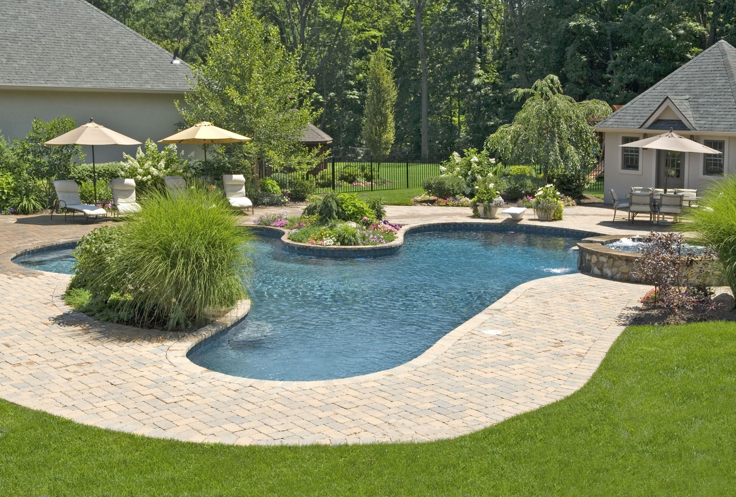 Pool Landscape Design
 Backyard Pool Ideas for a Better Relaxing Station to Try