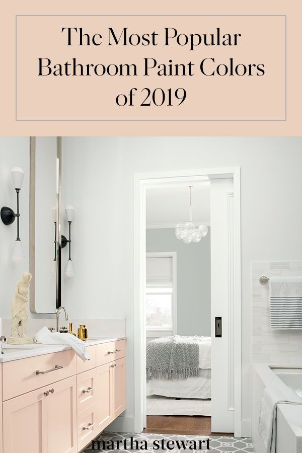 Popular Bathroom Paint Colors
 These Are the Most Popular Bathroom Paint Colors for 2019