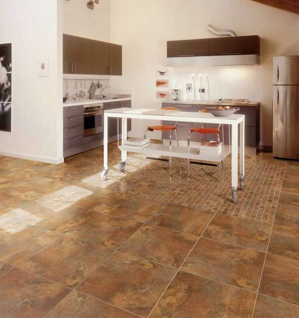 Porcelain Tiles Kitchen Floor
 Porcelain Floor Tile in Kitchen Modern Kitchen Other