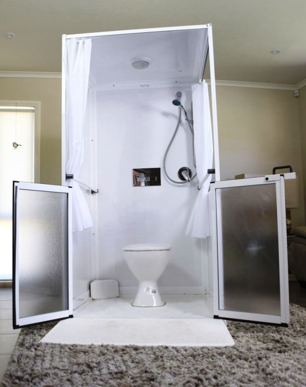 Portable Bathroom With Shower
 Careport Portable Bathroom – Hiline Hardware