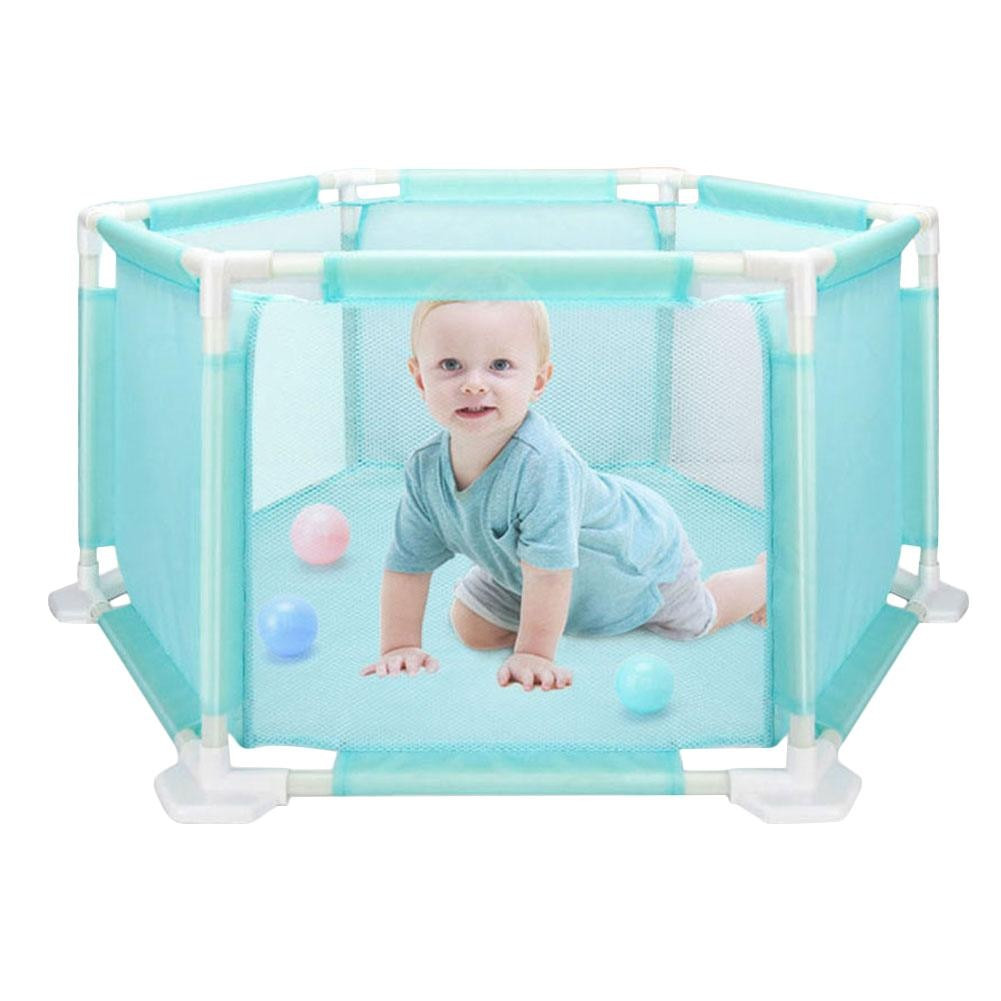 Portable Fence For Kids
 Baby Hexagona Playpen Portable Plastic Fencing For