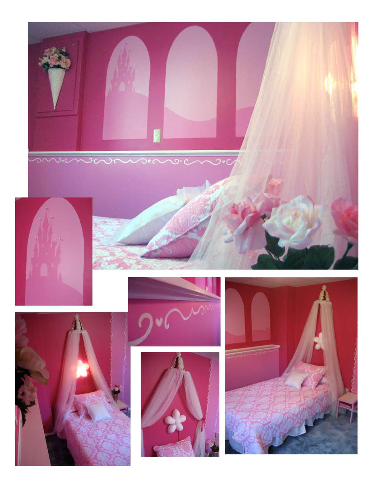 Princess Bedroom Decorating Ideas
 ID Mommy DIY Princess Themed Bedroom by Heidi Panelli
