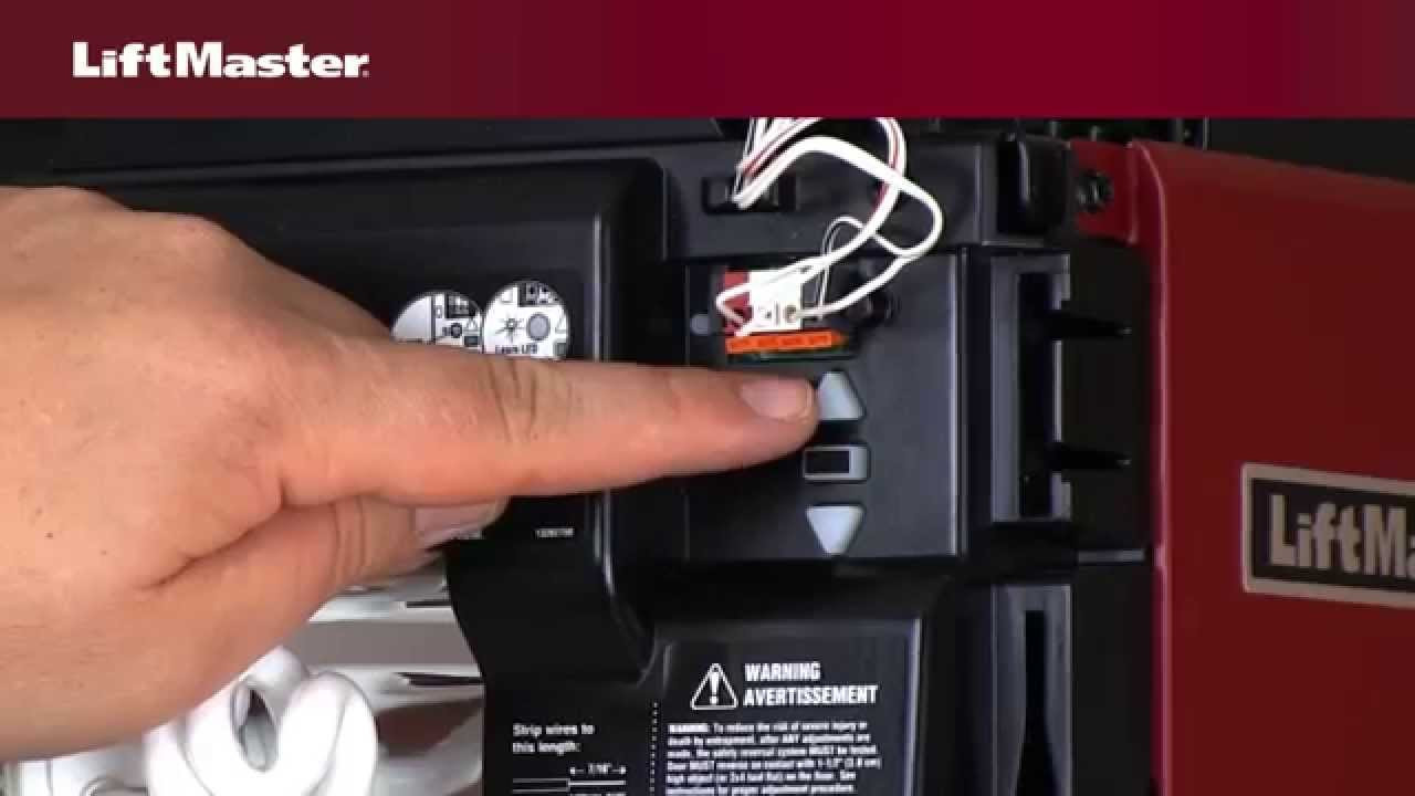 Programing Liftmaster Garage Door Openers
 How to program travel on LiftMaster Security 2 0™ garage