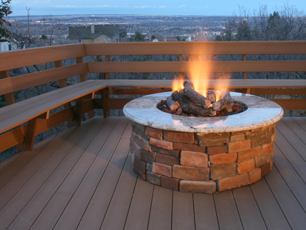 Propane Patio Fire Pit
 DIY Outdoor Propane Fire Pit