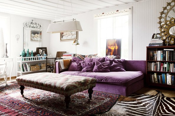 Purple Rugs For Living Room
 Eclectic Bohemian Decor Feng Shui Interior Design