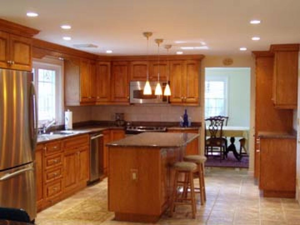 spacing of recessed light in kitchen
