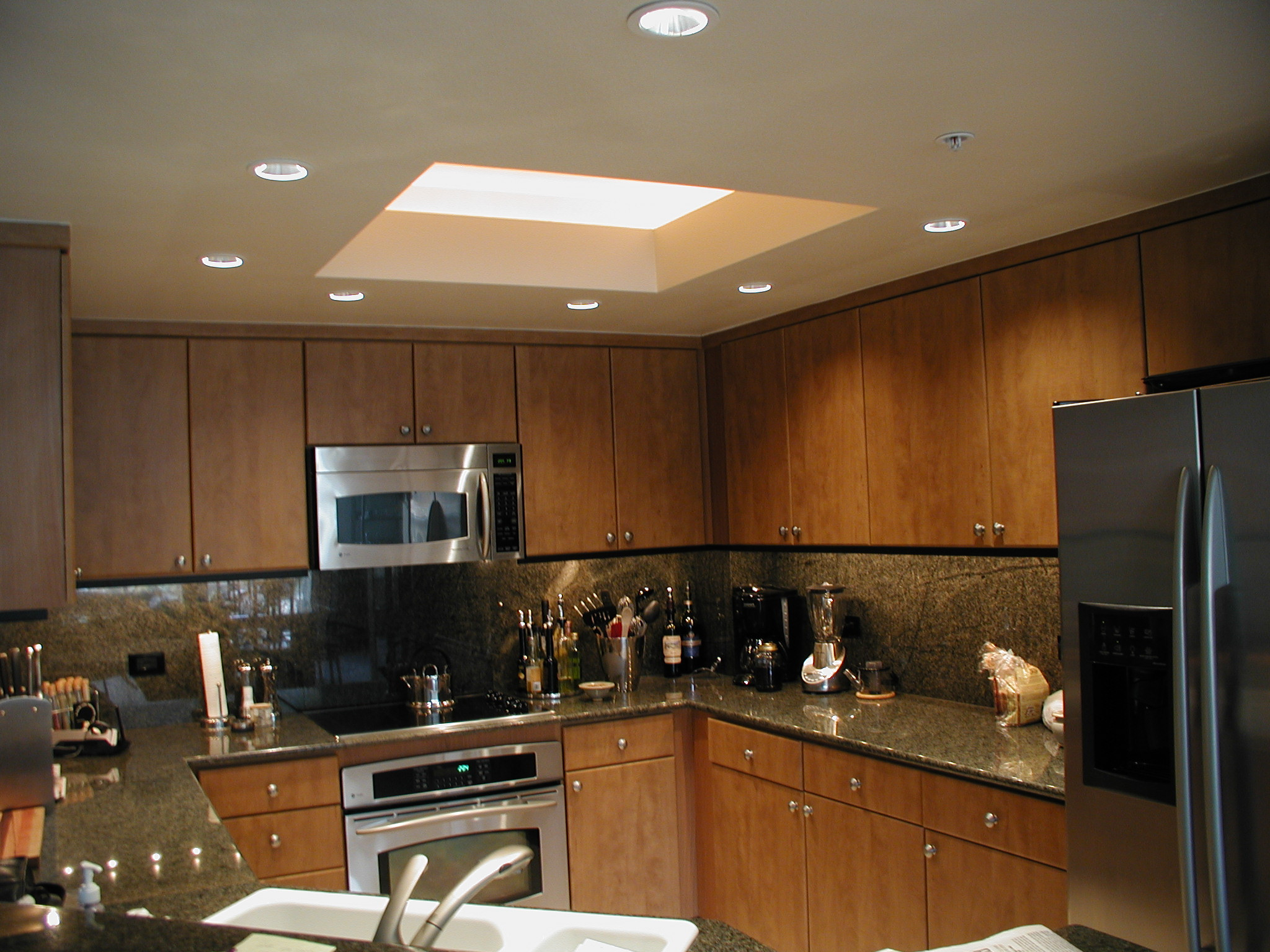 spacing recessed light in kitchen