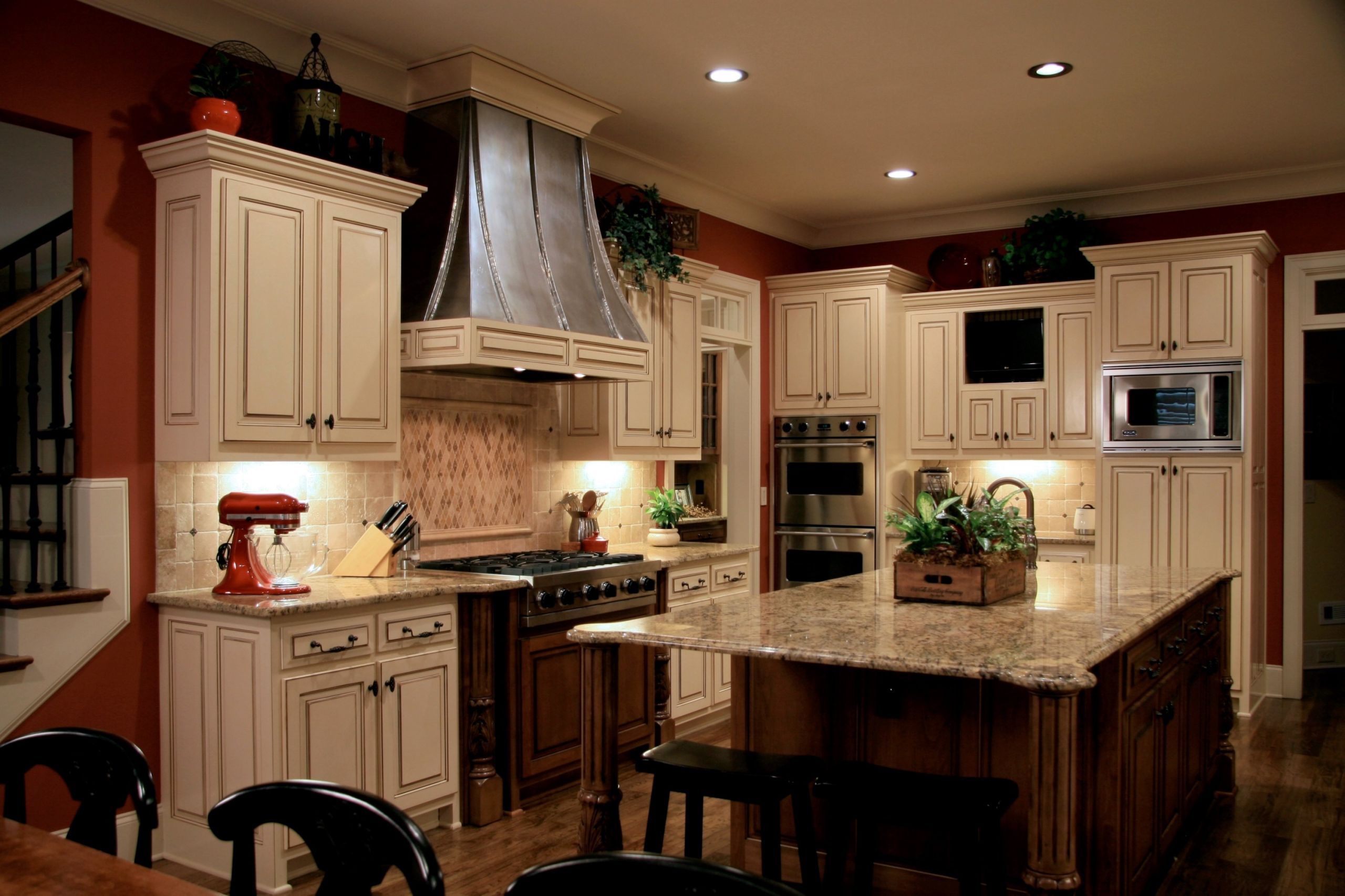 recessed lighting spacing in a kitchen