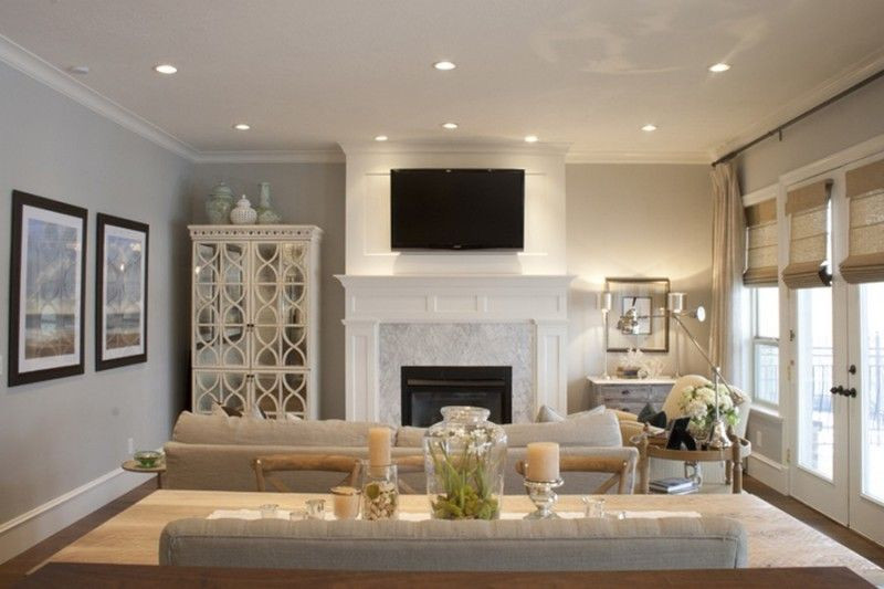 popular lighting for living room recessed