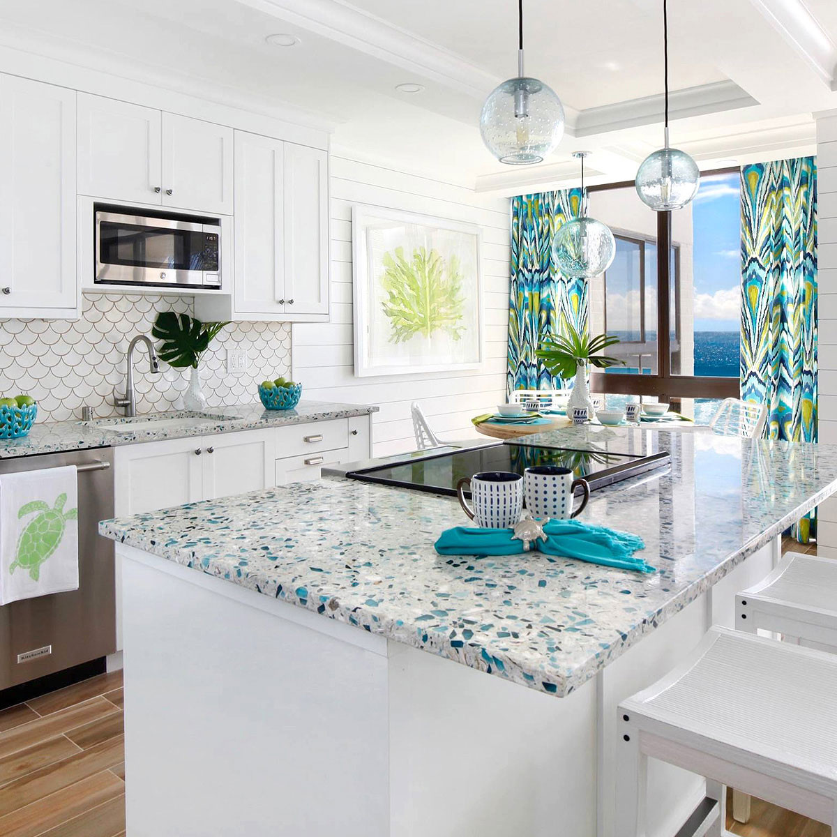 Recycled Glass Kitchen Countertops
 37 Recycled GLASS COUNTERTOP Ideas Designs Tips & Advice