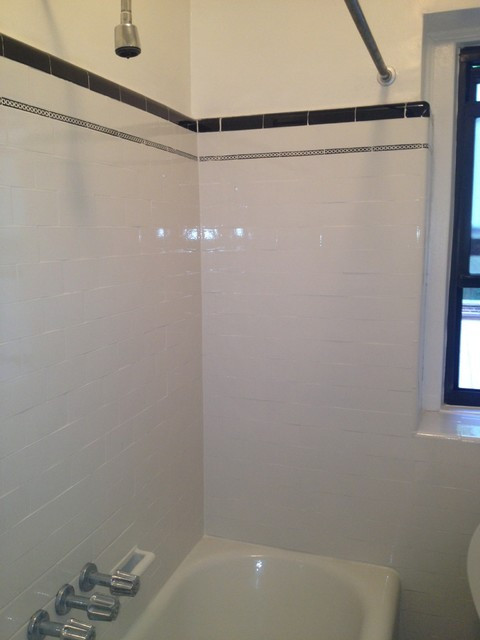 Refinishing Bathroom Tiles
 Tub and Wall Tile Reglazing Refinishing masking trim