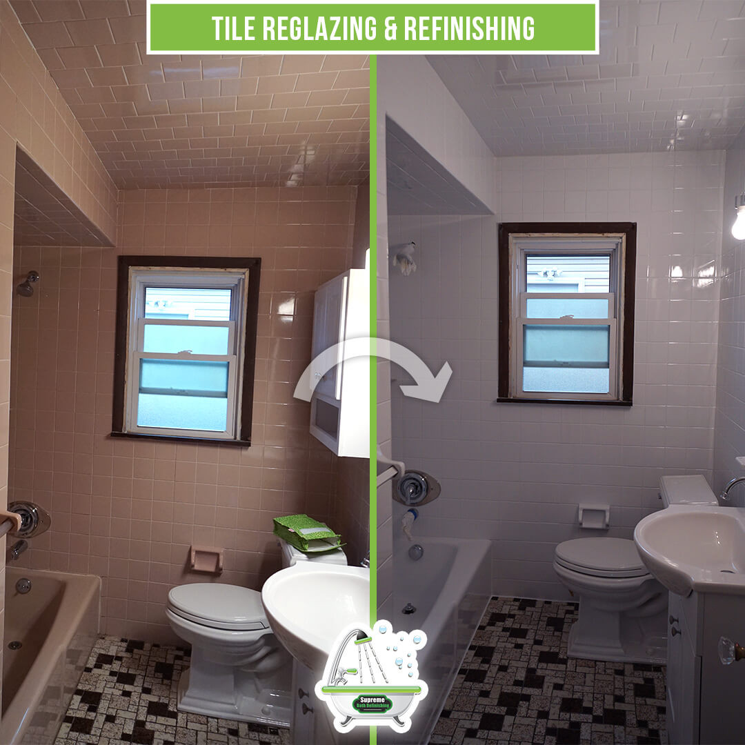 Refinishing Bathroom Tiles
 Tile Reglazing & Refinishing Supreme Bath Refinishing