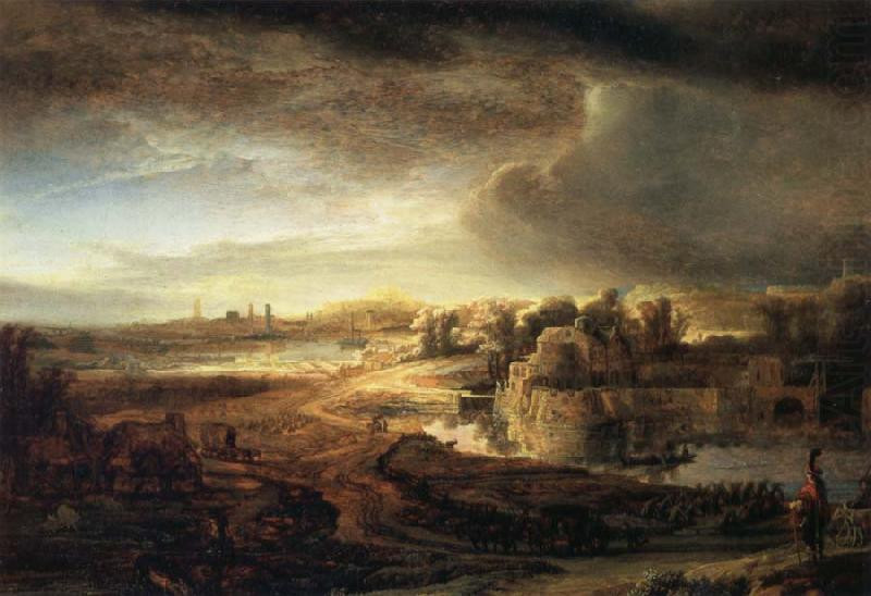 Rembrandt Landscape Paintings
 Landscape with a Coach REMBRANDT Harmenszoon van Rijn
