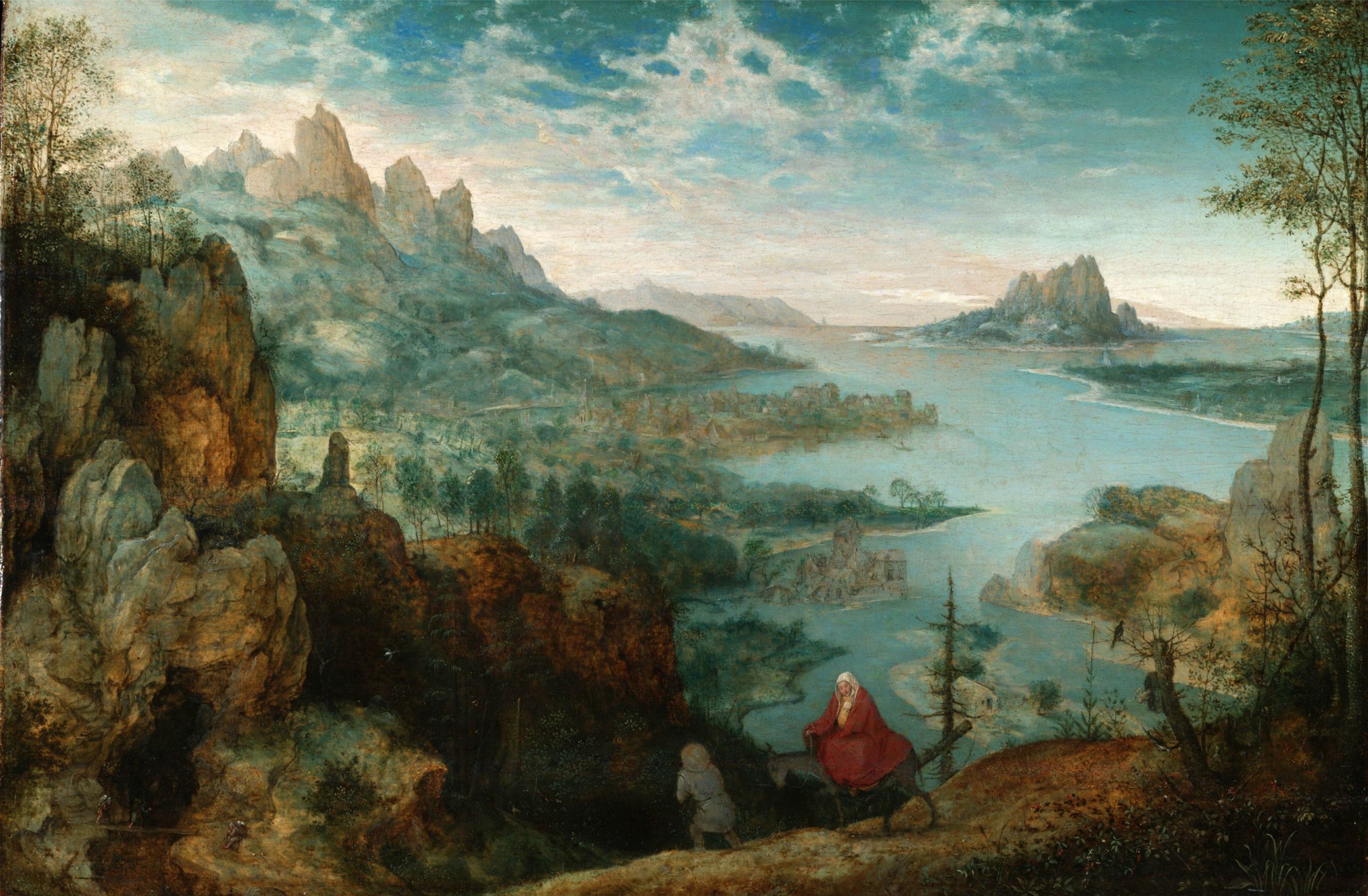 Renaissance Landscape Paintings
 Landscape with the Flight into Egypt 1563 Pieter