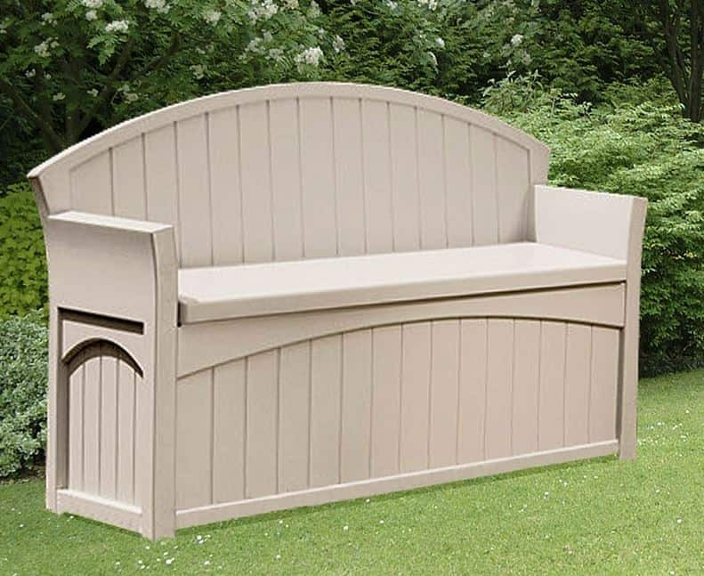 Resin Patio Storage Bench
 4 5 x 1 9 Suncast Resin Patio Storage Bench What Shed