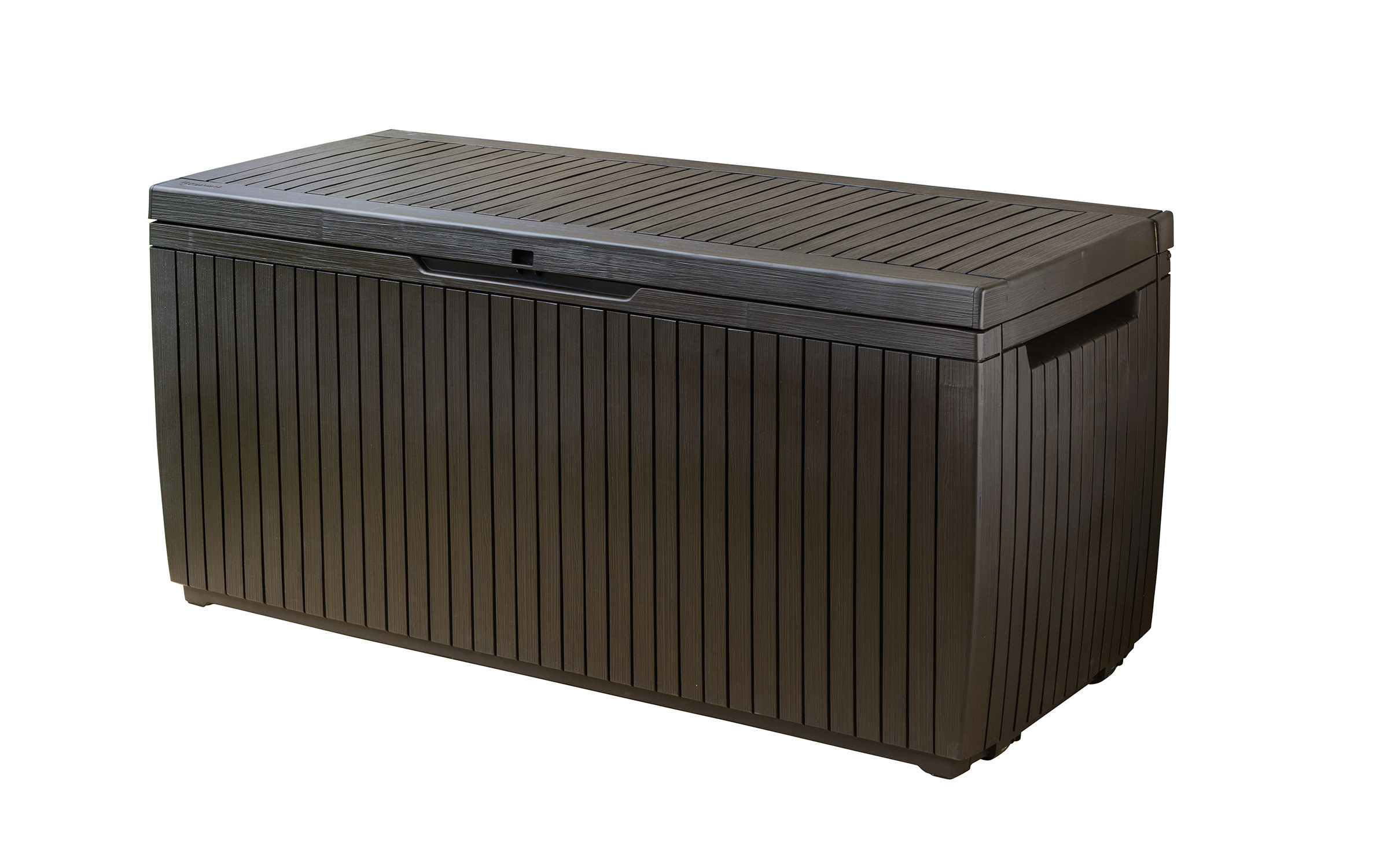 Resin Patio Storage Bench
 Keter Springwood 80 Gallon Plastic Deck Box Resin Patio