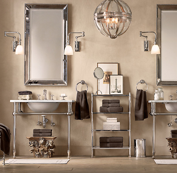 Restoration Hardware Bathroom Mirrors
 Venetian Beaded Mirror