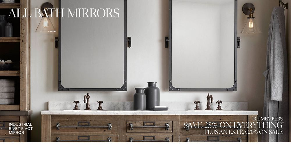 Restoration Hardware Bathroom Mirrors
 All Bath Mirrors