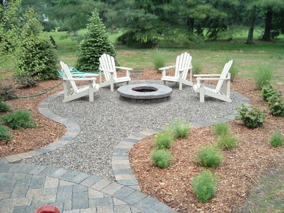 Rock Patio With Fire Pit
 Dream Yards Incredible Custom Backyard Fire Pits and BBQ